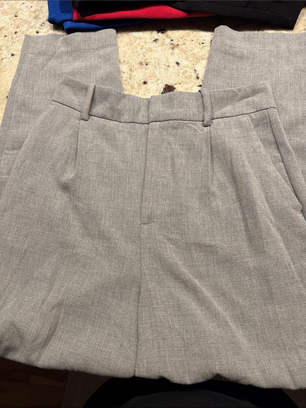 Zara Light Gray Tailored Women's Trousers